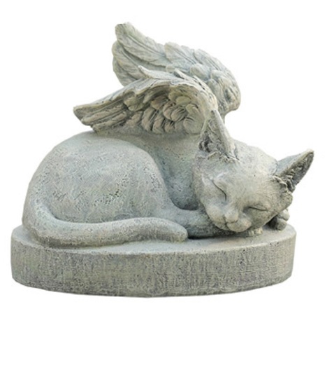 Feline Angel Memorial Stone