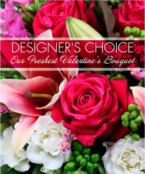 Designer's Choice Valentine's Day Bouquet In A Vase