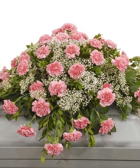 Traditional Carnation Casket Spray