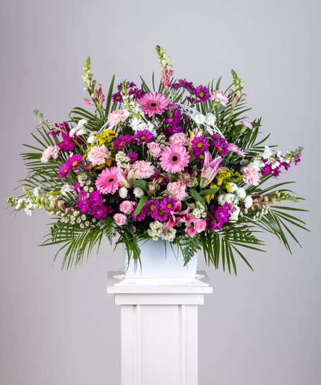 Blooming Grace Floor Basket