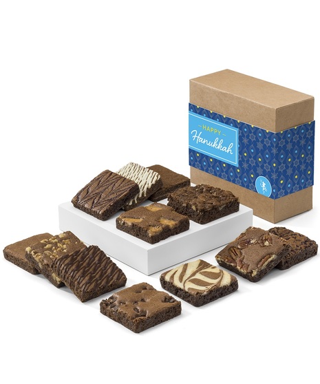 Hanukkah Dozen Brownies