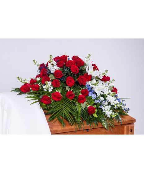 Liberty Legacy Half Casket Spray