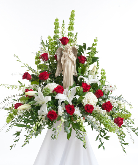 Red & White Angel Bouquet