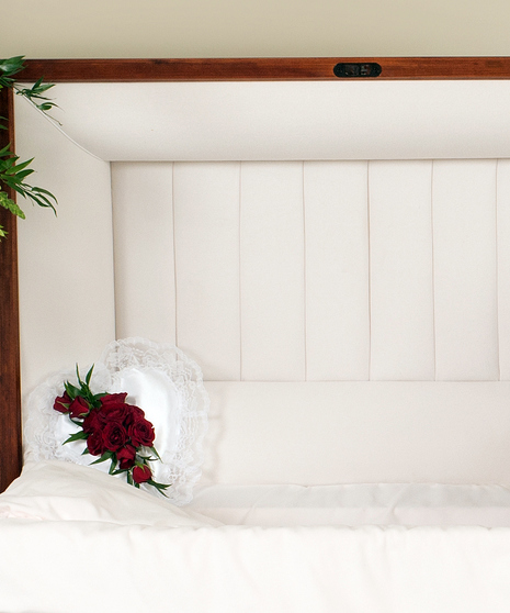 Red & White Heart Pillow