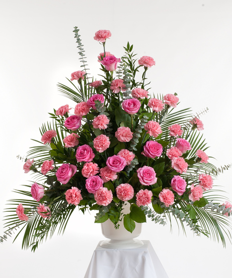Pink Rose & Carnation Tribute