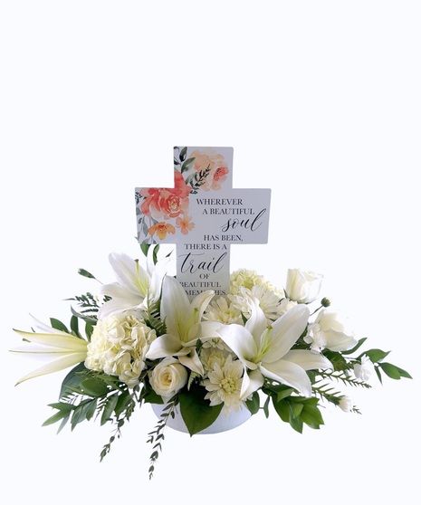 Beautiful Soul Keepsake Garden Cross