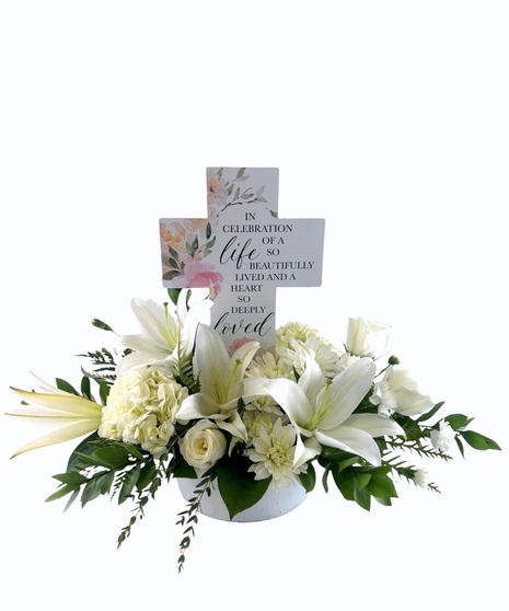 In Celebration Keepsake Garden Cross