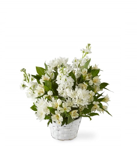Ivory Elegance Basket
