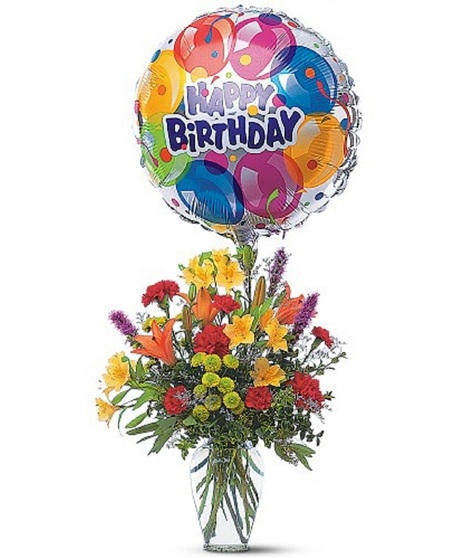 Happy Birthday Vase