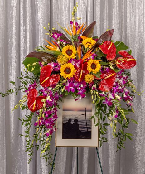 Tropical Tribute Memorial Photo