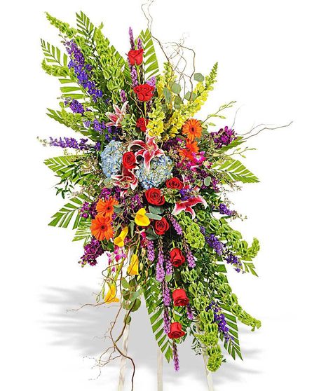 Vibrant Garden Easel Spray