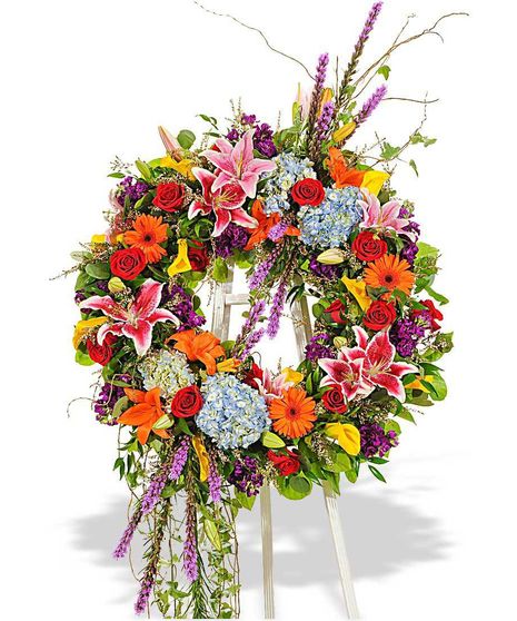 Vibrant Garden Wreath