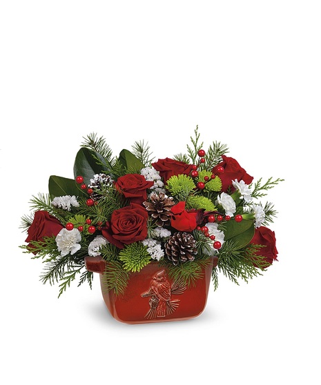 Classic Cardinal Centerpiece