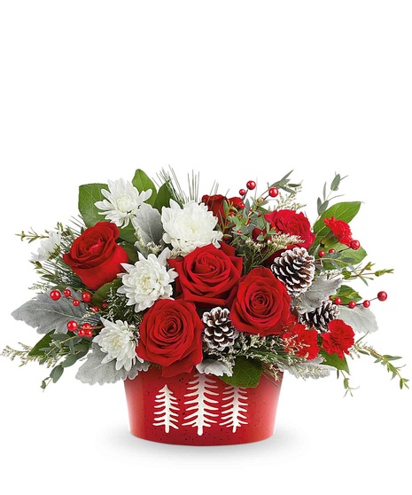 Snowy Pines Centerpiece