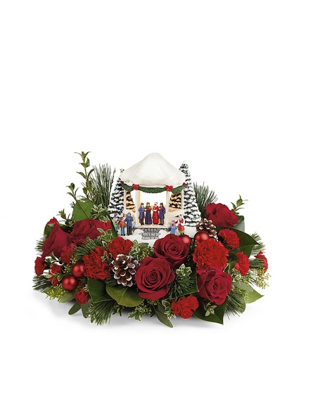 Kinkade's Sweet Sounds of Christmas Centerpiece