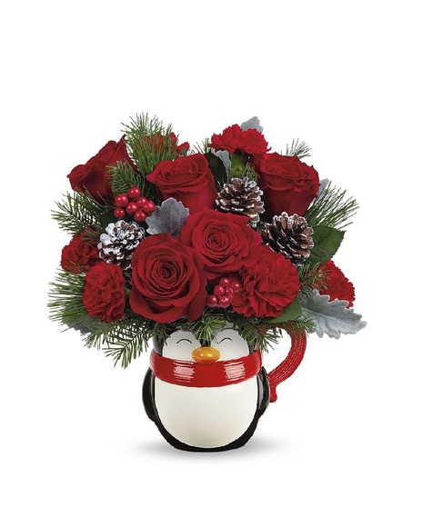 Send a Hug North Pole Penguin Bouquet