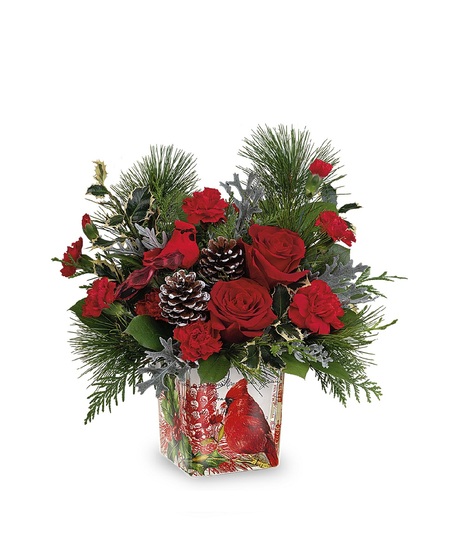Cardinal Cheer Bouquet